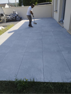 Photo de galerie - Carrelage terrasse 