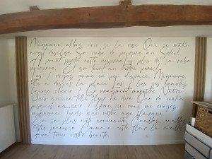 Photo de galerie - Pose de tapisserie