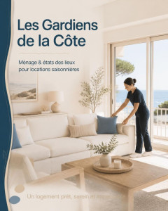 Photo de galerie - Les Gardiens de la Côte accueillent vos voyageurs, leur remettent les clés et les accompagnent afin que leur séjour se déroule dans les meilleures conditions.


