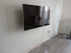 Photo de galerie - Installation tv
