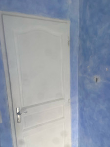 Photo de galerie - Commencement de chantier (rénovation d’une chambre avec enduit talocher à faire disparaître)