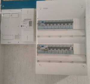 Photo de galerie - Pose tableau électrique 