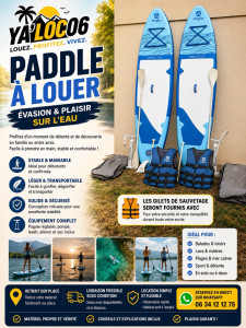 Photo de galerie - Paddle a louer à la journée 