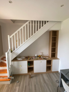 Photo de galerie - Meuble sous escalier 