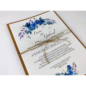 Photo de galerie - Création de papeterie, 100 % personnalisée (faire-part, invitation, affiche , carte de visite…)