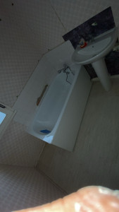 Photo de galerie - Remplacement baignoire et remplacement lavabo à colonne.