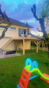 Photo de galerie - Fabrication plus pose d’une Terasse en bois