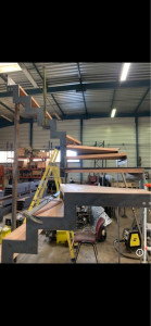 Photo de galerie - Fabrication Escalier, bois métal