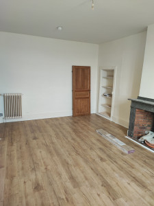 Photo de galerie - Pose de parquet.