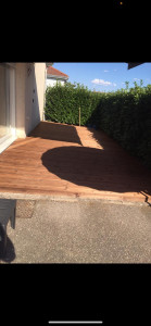 Photo de galerie - Pose de terrasse extérieur 