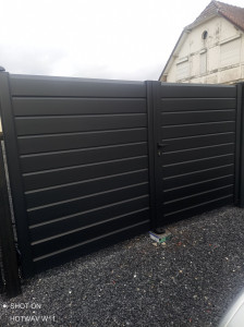 Photo de galerie - Installation de portail et kit de motorisation 