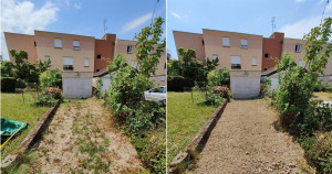 Photo de galerie - Desherbage d'une allée de gravier