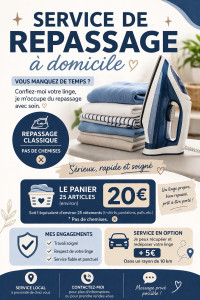 Photo de galerie - Livraison et/ou collecte de votre linge 