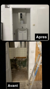Photo de galerie - RENOVATION SALLE DE BAIN 