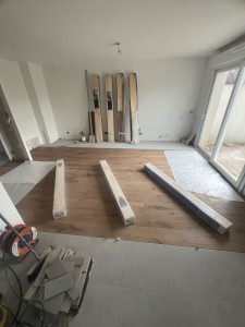 Photo de galerie - Pose de parquet 