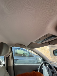 Photo de galerie - Remplacement du tissu de ciel de toit 