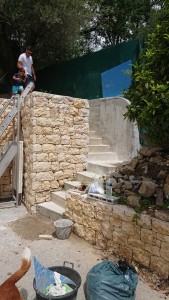 Photo de galerie - Réalisation d’un escalier béton 