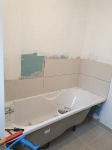 Photo de galerie - Pose de carrelage 