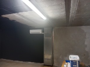 Photo de galerie - Peinture Sol et mur salle de cinéma 