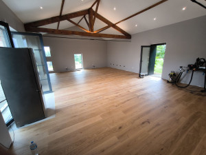 Photo de galerie - Pose parquet colle ou flottant