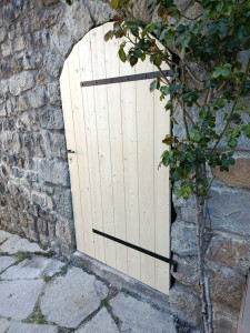 Photo de galerie - Fabrication et pose volet bois 