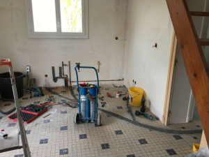 Photo de galerie - Chantier en plomberie 