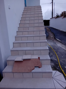Photo de galerie - Carrelage escalier