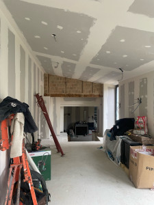 Photo de galerie - Pose de placo + iso