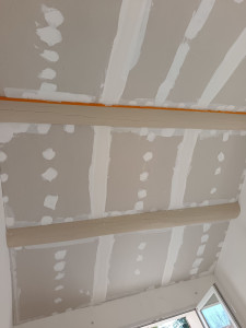 Photo de galerie - Faux plafond, bandes jointes 