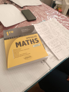 Photo de galerie - Cours de maths. 1ere scientifique 