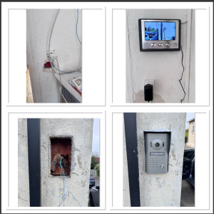 Photo de galerie - Installation d’un interphone videophone