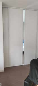 Photo de galerie - Pose de porte coulissante 