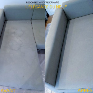 Photo de galerie - ?️ Avant / après : redonnez une seconde vie à votre canapé
Nettoyage en profondeur, taches éliminées et résultat visible immédiatement ✨