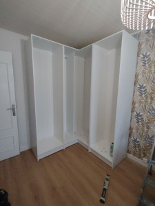 Photo de galerie - Pose d'un dressing