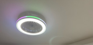 Photo de galerie - Ventilateur avec éclairage leds