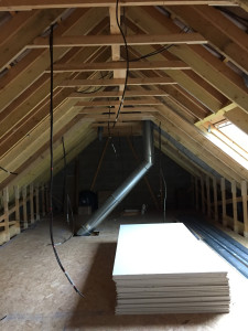 Photo de galerie - Combles nu avant pose de placo