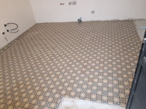 Photo de galerie - Pose sol cuisine
