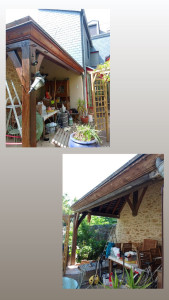 Photo de galerie - Rénovation poutres bois 