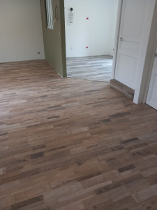 Photo de galerie - Pose parquet flottant 