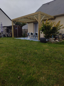 Photo de galerie - Création d'une pergola en classe 4 