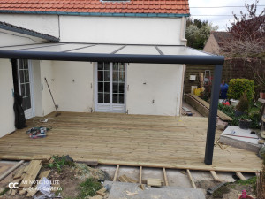 Photo de galerie - Création d’une terrasse en bois