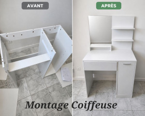Photo de galerie - Montage Coiffeuse 
