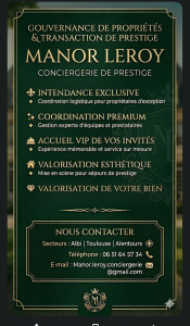 Photo de galerie - Conciergerie de prestige avec 10 années dans l ‘immobilier 