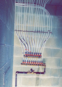 Photo de galerie - Création réseaux plomberie dans construction neuve 