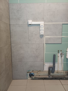 Photo de galerie - Pendant les travaux de rénovation d'une salle de bain 