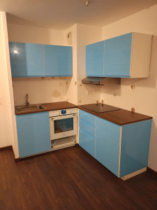 Photo de galerie - Pose de cuisine et parquet 