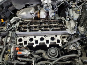 Photo de galerie - Suite a la casse de la courroie d'accès jais refait le moteur sur Audi A 3  1.6  tdi 