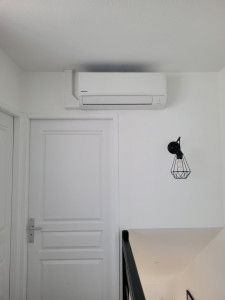 Photo de galerie - Pose d'un monosplit 