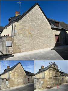 Photo de galerie - Piquage et rejointoiement d’un pignon 