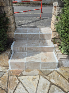 Photo de galerie - Réalisation d'un escalier extérieur